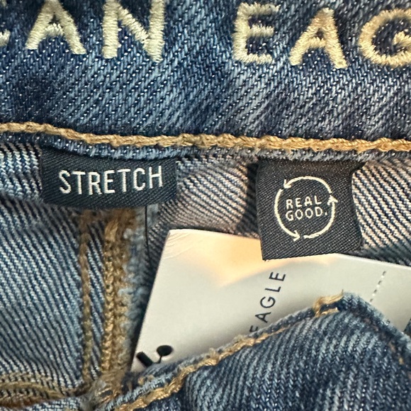 American Eagle Barrel Jeans Medium Wash Women’s Size 16 Long - Picture 9 of 13